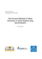 Non-intrusive Methods for Mode Estimation in Power Systems using Synchrophasors