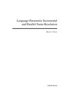 Language-Parametric Incremental and Parallel Name Resolution