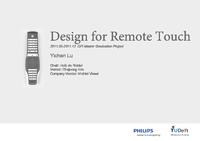 Design for Remote Touch