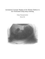 Automated Carnegie Staging of the Human Embryo in 3D Ultrasound using Deep Learning