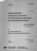Time marching numerical solution of the dynamic response of nonlinear systems