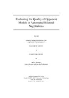 Evaluating the Quality of Opponent Models in Automated Bilateral Negotiations