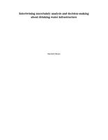 Intertwining uncertainty analysis and decision-making about drinking water infrastructure