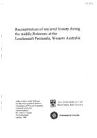 Reconstruction of sea level history during the middle Holocene at the Leschenault Peninsula, Westem Australia