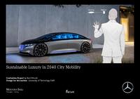Sustainable Luxury in 2040 City Mobility
