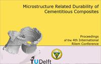 4th International Rilem Conference on Microstructure Related Durability of Cementitious Composites