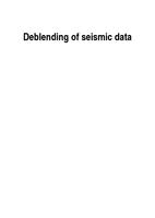 Deblending of seismic data