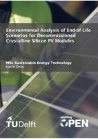Environmental Analysis of End-of-Life Scenarios for Decommissioned Crystalline Silicon PV Modules