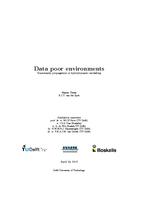 Data poor environments: Uncertainty propagation in hydrodynamic modelling