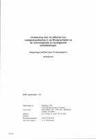 Verkenning naar de effecten van vaargeulverdieping in de Westerschelde op de morfologische en ecologische ontwikkelingen
