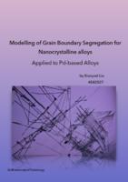 Modelling of Grain Boundary Segregation for Nanocrystalline Alloys