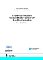 Solar Powered Passive Wireless Moisture Sensor with Cloud Communication