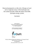 Renewed perspective on the role of biogas as local and or regional source of bio-hydrogen and bio-carbon dioxide within the future renewable hydrogen energy system