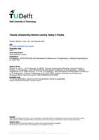 Towards Understanding Machine Learning Testing in Practise