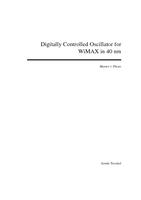Digitally Controlled Oscillator for WiMAX in 40 nm