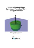 Power Efficiency of the Gyroscopic-Pendulum Wave Energy Converter