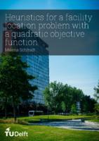 Heuristics for a facility location problem with a quadratic objective function