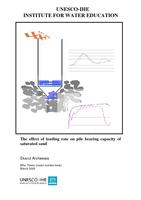 The effect of loading rate on pile bearing capacity of saturated sand