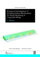 Numerical Investigation of Buckling-Driven Mechanisms for Shape Morphing of Composite Wings