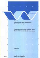 Analysis of the vertical structure of the horizontal current velocity components