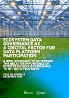 Ecosystem data governance as a critical factor for data platform participation