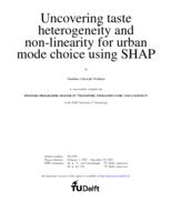 Uncovering taste heterogeneity and non-linearity for urban mode choice using SHAP