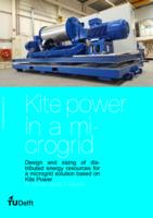 Kite power in a microgrid