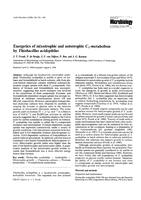 Energetics of mixotrophic and autotrophic C1-metabolism by Thiobacillus acidophilus