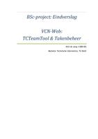 BSc-project: Eindverslag, VCN-Web: TCTeamTool & Takenbeheer