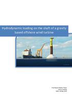 Hydrodynamic loading on the shaft of a gravity based offshore wind turbine