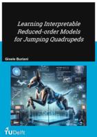 Learning Interpretable Reduced-order Models for Jumping Quadrupeds