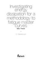 Investigating energy dissipation for a methodology to fatigue master curves