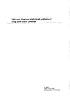 Uni- and bivariate statistical analysis of long-term wave climates
