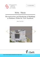 Reconstruction and Rendering of Buildings as Radiance Fields for View Synthesis