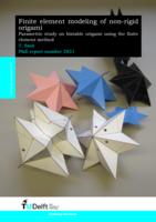 Finite element modeling of non-rigid origami