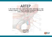 ARTEP: A 3D model that uses augmented reality technology to help resident surgeons in training inguinal hernioplasty following the totally extraperitoneal approach