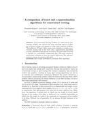 A comparison of exact and e-approximation algorithms for constrained routing