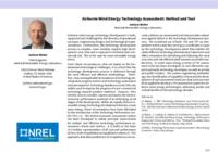 Airborne Wind Energy Technology Assessment: Method and Tool