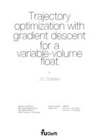 Trajectory optimization with gradient descent for a variable-volume float