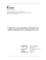 A Multi-hop Aware Scheduling Mechanism for HSDPA and IEEE 802.11 Integrated Network