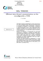 Efficient inter-thread communication on the reconfigurable ρ-VEX