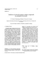 Oxidation of Reduced Inorganic Sulfur-Compounds by Acidophilic Thiobacilli