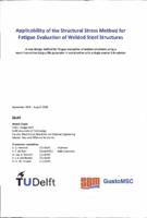 Applicability of the Structural Stress Method for Fatigue Evaluation of Welded Steel Structures
