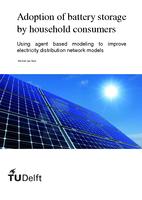 Adoption of battery storage by household consumers