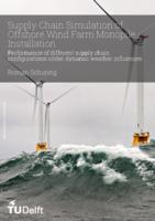 Supply Chain Simulation of Offshore Wind Farm Monopile Installation