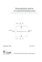 Thermodynamic analysis of a chemical reacting system