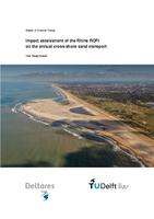 Impact Assessment of the Rhine ROFI on the Annual Cross-shore Sand Transport