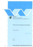 TAW-publicatie Hydraulische Belastingen: Uitgebreide inhoudsopgave