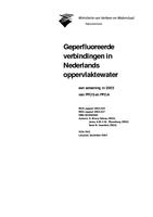Geperfluoreerde verbindingen in Nederlands oppervlaktewater: Een screening in 2003 van PFOS en PFOA