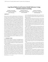 Log-Based Behavioral System Model Inference Using Reinforcement Learning